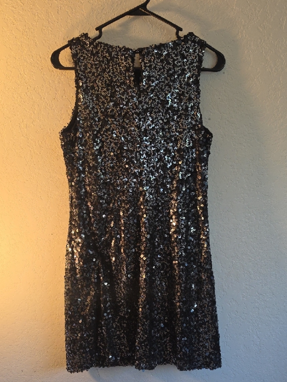 Ruby Rox Silver Sequin Mini Dress - Picture 7 of 9